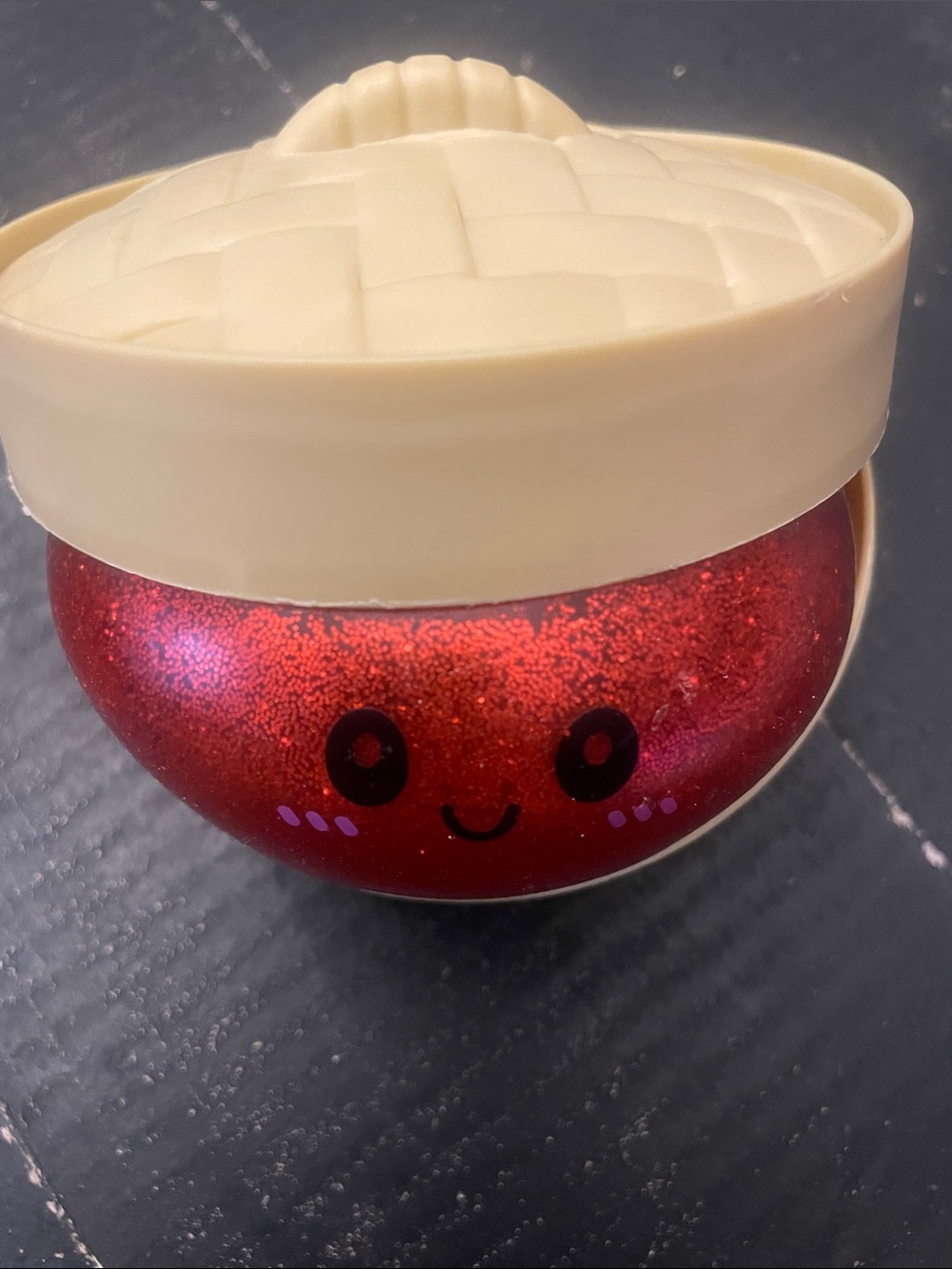 Rare red sparkling Squishy Dumpling - - Single Dumpling -